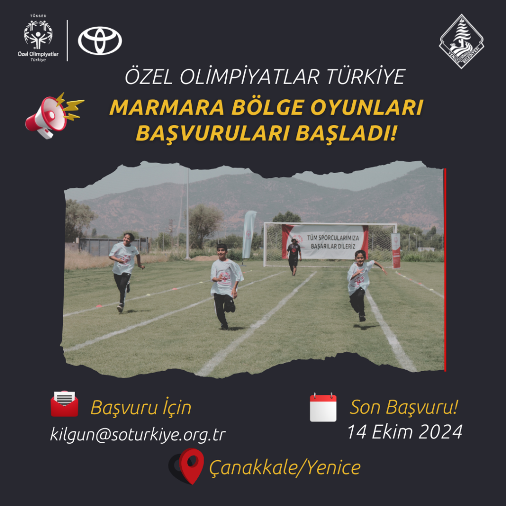 Özel Olimpiyatlar Türkiye Marmara Bölge Oyunları Başvuruları Başladı!